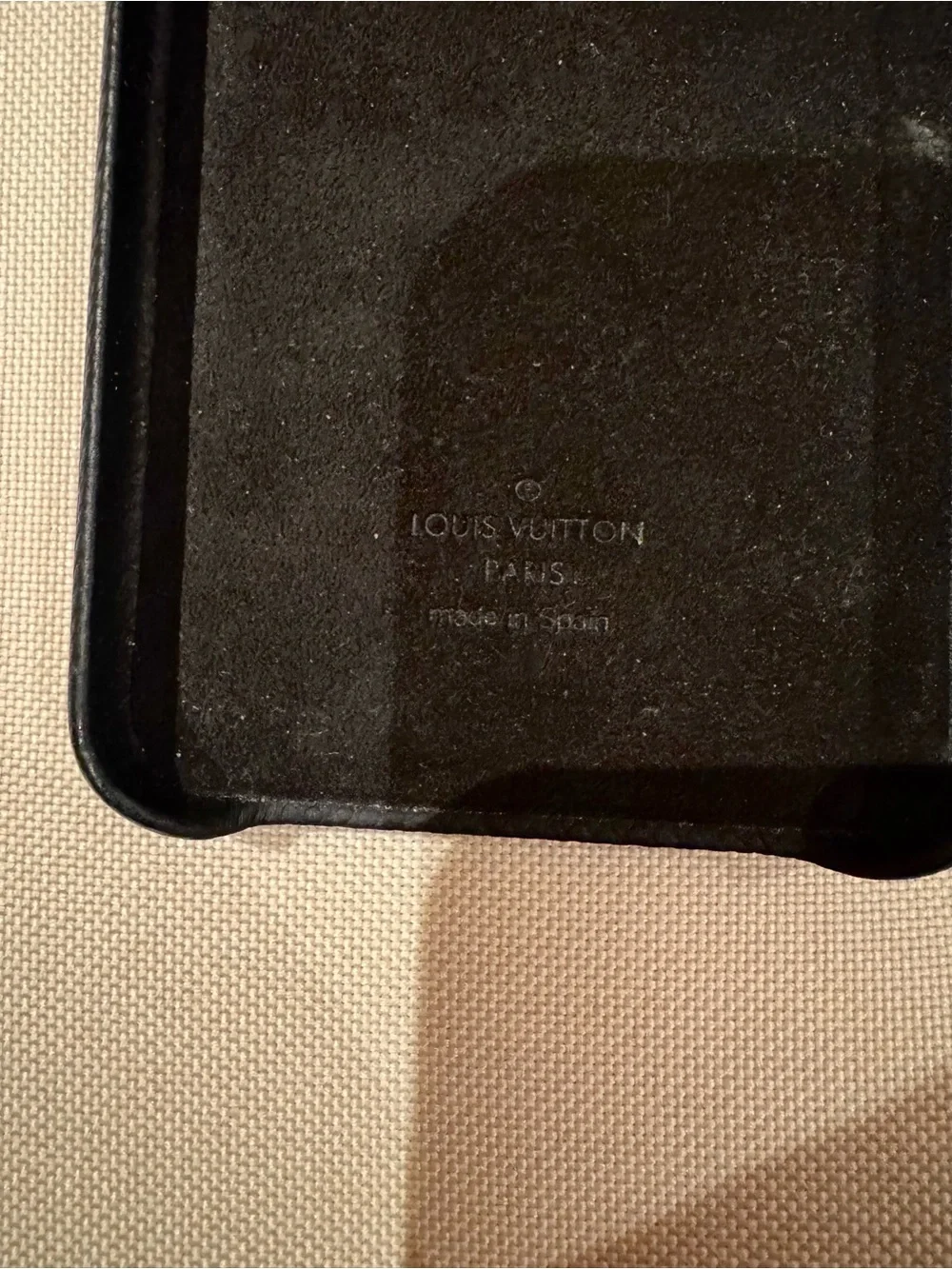 AUTHENTIC Louis Vuitton Black Monogram Card Slot iPhone 11 Pro Max Cover